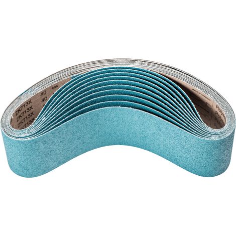 PFERD TOOLS Zirkon Schleifband BA 100x1000mm Z40 für hohen Abtrag mit Bandschleifer 10 Stk