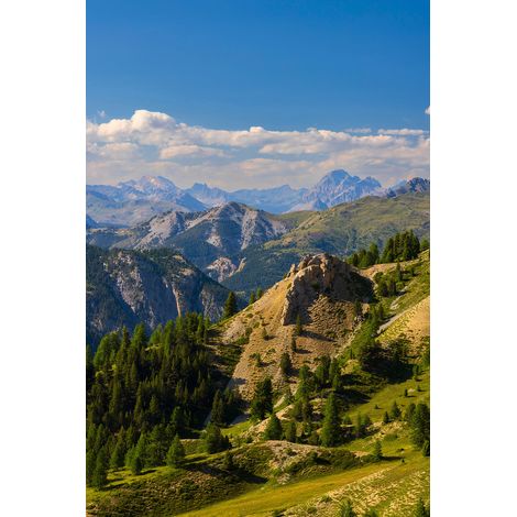 Papier peint panoramique - Montagnes - 130 cm x 195 cm (1/2)