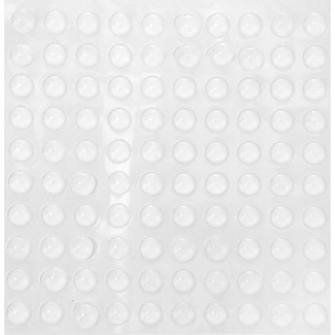 200 unités de patins adhésifs transparents en silicone anti-collision (1/5)