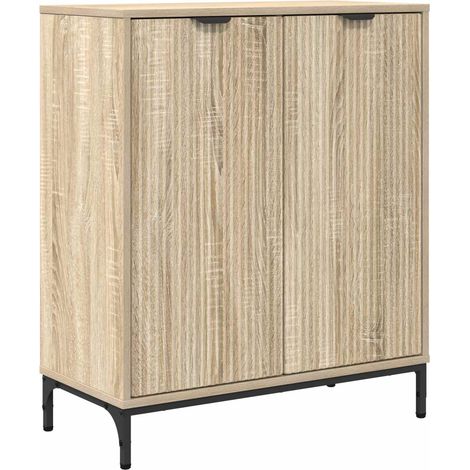 Aparador Roble Sonoma 69,5 x 33 x 82 cm Madera de ingeniería vidaXL (1/5)