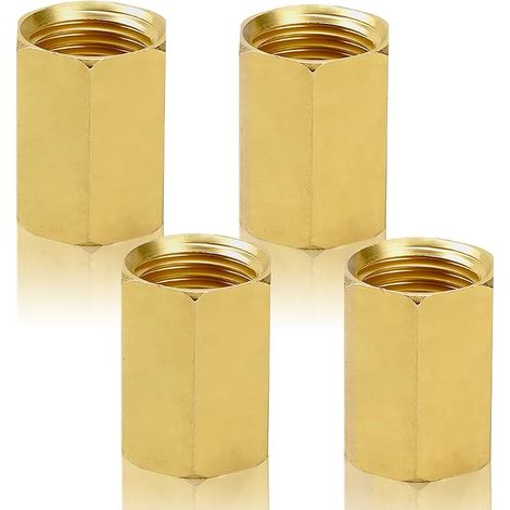 Lot de 4 manchons en laiton, douille à air comprimé G1/4" (1/5)