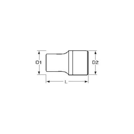 Coupelle Torx, 1/4, E5 Tengtools M140705-C (1/2)