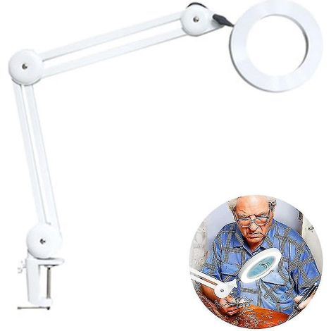 Loupe lumineuse LED, grossissement 5 dioptries (1/5)