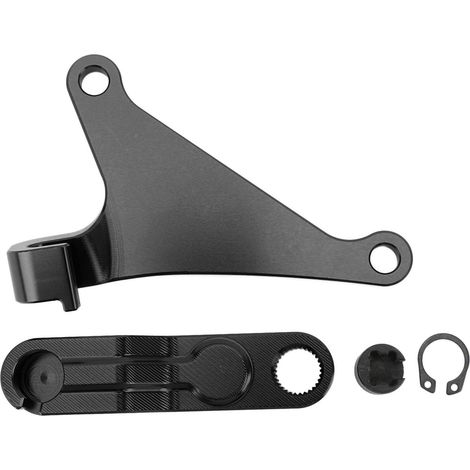 Supporto per leva di estensione del braccio della frizione che riduce la forza e aumenta la superficie di attrito per Tenere 700 XTZ700 YZF R7 XSR700 MT-07 nero. (1/4)