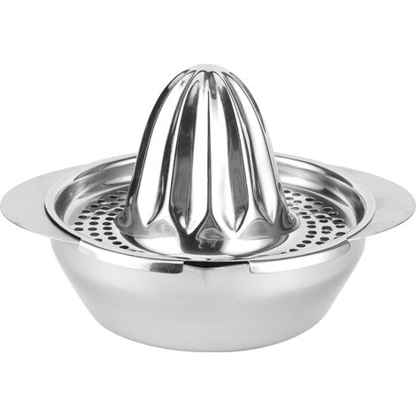 Presse-agrumes manuel en acier inoxydable pour citron orange fruit avec bol filtre outil de cuisine (1/5)