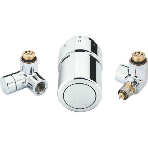 Xtra Set Verschraubung Therm.RTX, links chrom
