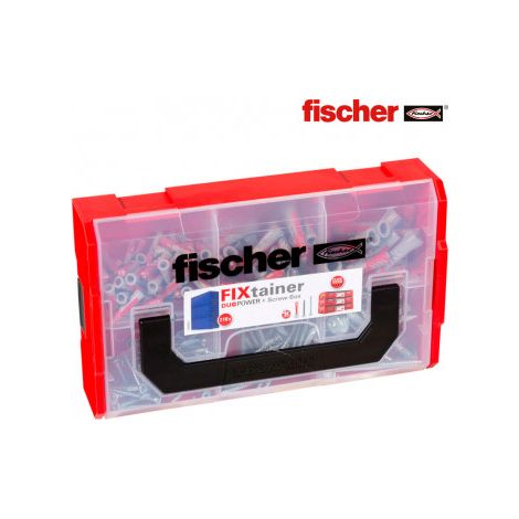 Tacos duopower 6/8/10 + tornillos, maletin fixtainer 210 uds