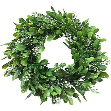 couronne d'eucalyptus artificielle pour décoration (1 pièce) (1/5)