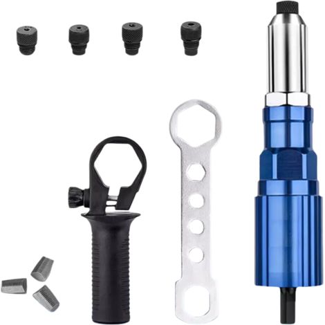 Pistolet à riveter électrique 2,4-4,8 mm, adaptateur pour perceuse, outils de rivetage sans fil (1/5)