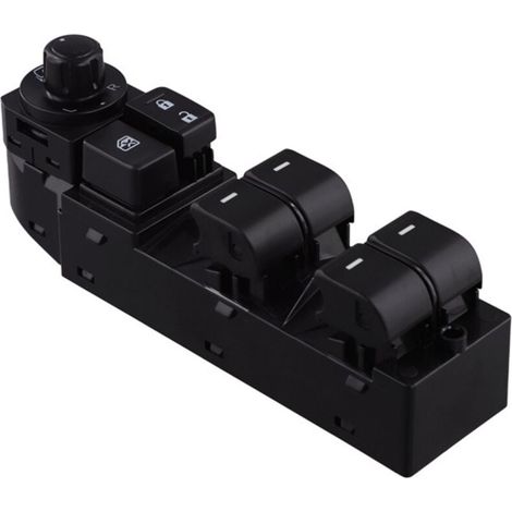 1 couleur : Noir Matériau : ABS Interrupteur de commande de lève-vitre électrique avant gauche de voiture lève-vitre. (1/5)
