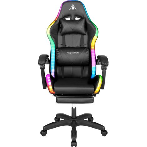 Kruger & Matz GX-150 LED Gaming-Stuhl Schwarz (5901890078825) (1/5)