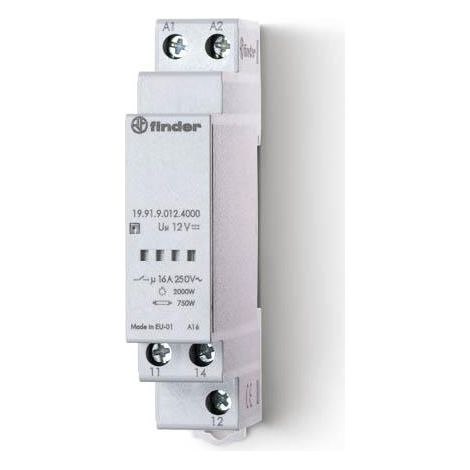 Module auxiliaire de puissance 1 inverseur 16A 24V DC IP20 349077 FINDER 199190244000