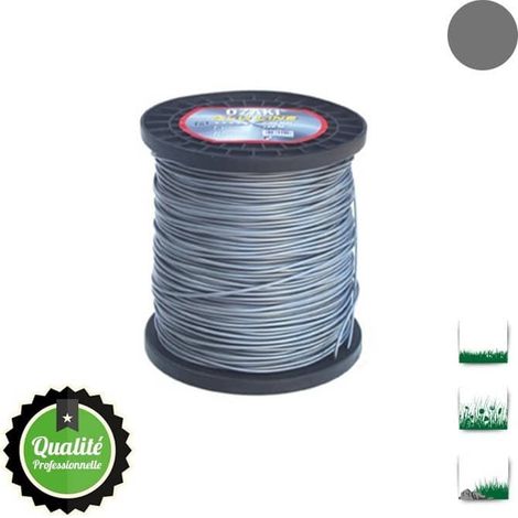 Bobine fil nylon bi-composant OZAKI alu line - 2,50 mm x 243M - qualité professionnelle