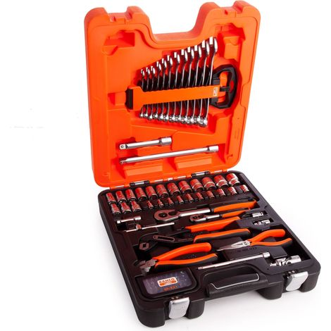 JUEGO VASOS MIXTO 1/4"-1/2",81PCS - BAHCO