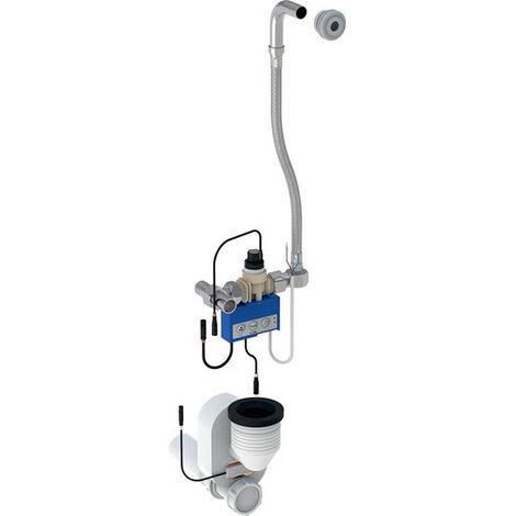 Système de rinçage d'urinoir fonctionnant sur secteur pour tous les urinoirs d'angle et couloirs GEBERIT - Flushcontrol 500 N