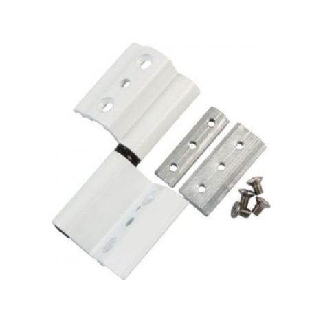 BISAGRA 40/20 ALUMINIO BLANCO IZDA (D) - AMIG