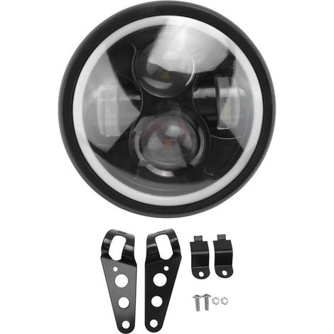 Geeignet für 6,5-Zoll-LED-Motorradscheinwerfer mit Fern- und Abblendlicht sowie Tagfahrlicht, passend für Modelle wie Sportster, Cafe Racer und Bobber.
