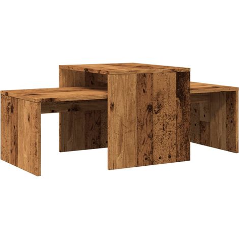 Maison Exclusive - Table basse vieux bois 100x48x40 cm bois d'ingénierie