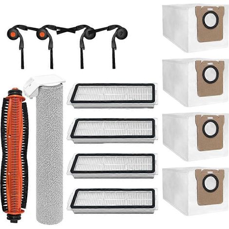 Filtre pour aspirateur brosse pour aspirateur Filtre de brosse pour aspirateur filtre de avec Xiaomi Mijia Robot Aspirateur 6 / PV32CN Aspirateur Main Roller Side Brosse Filtre Roller Serpillière Clot (1/5)