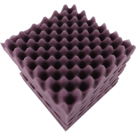 12 Stück 30 x 30 x 5 cm große Schaumstoffplatten, Eierschaumstoffmatten, Schallisolierungsschaumstoff für Heimstudio, Theater, KTV (1/3)
