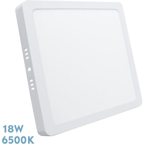 Downlight Surface Carrée Sélénite 18w 6500k Blanc 1620 Lm 2,8x22,5x22,5 Cm