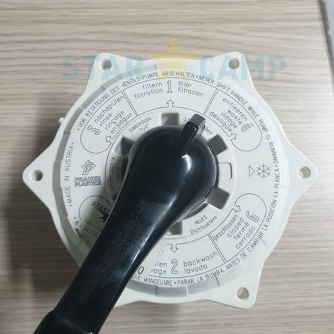 Parte superiore valvola Praher 6 vie 1-1/2"