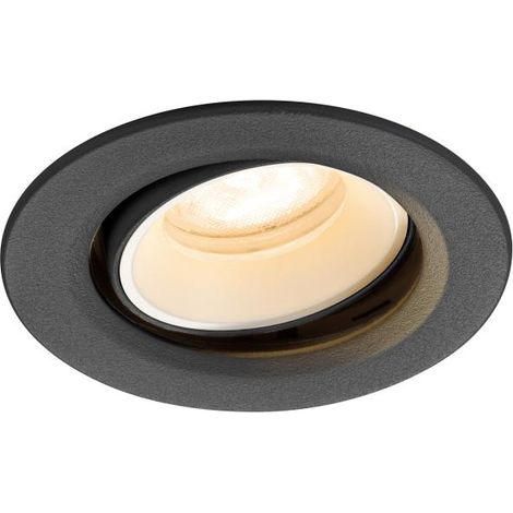 Spot encastré NUMINOS® MOVE XS intérieur 2700 K 55° IP20 rond noir /blanc - SLV - 1009332