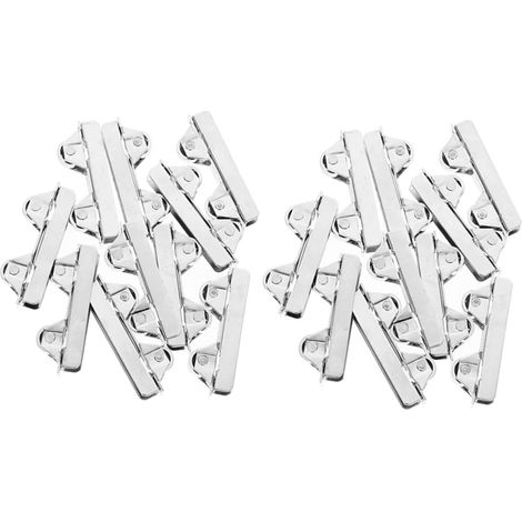 20 mini poulies coulissantes en acier inoxydable pour portes vitrées d'armoires et de vitrines, (1/5)