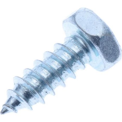 Vite autofilettante diametro4,8x13 mm testa esagonale 8 mm acciaio DIN7976C UNIVERSALE 7976C4813P200 (1/2)