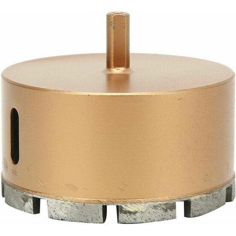 Scie cloche diamantée, foret diamanté pour carrelage/béton/mur/verre, accessoires d'outillage à main, foret multifonctionnel pour béton et marbre (90 mm) (1/3)