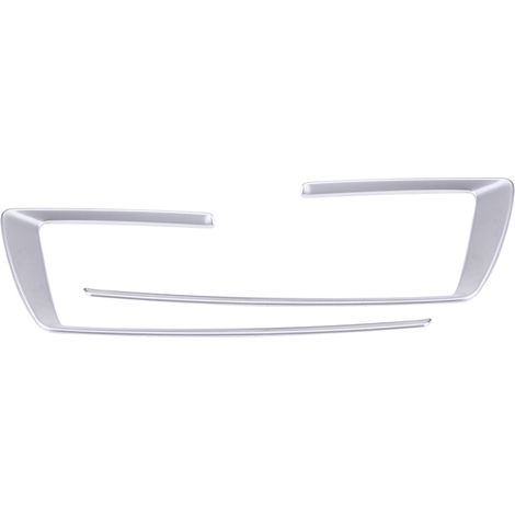 Console centrale quatre pièces pour BMW Série 3 (2013-2016) avec garnitures en ABS et chromées (1/5)