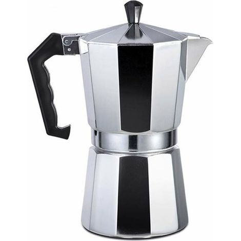 Cafétière - EDM - Aluminium - 9 Tasses - Compatible tous types de cuisines - Chrome (1/4)