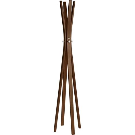 Perchero mod. 455 acabado lacado nogal, 182cm(alto) 42cm(ancho) 42cm(largo) (1/2)