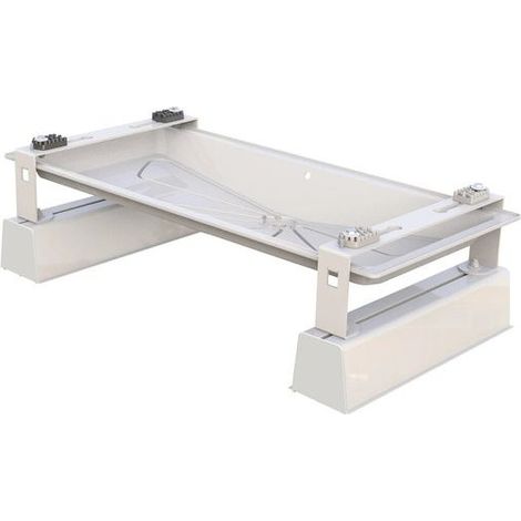 Supporto a Pavimento Tecnosystemi Infinity con Bacinella Blue River 1250x500 e Basi Suelo Maxi 600 - SCD500257 (1/2)
