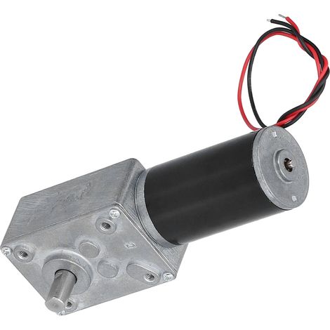 Selbsthemmender Schneckengetriebemotor mit Turbine, 12 V, 80 U/min, elektrische Untersetzungsmaschine aus Aluminium-Druckguss (1/5)