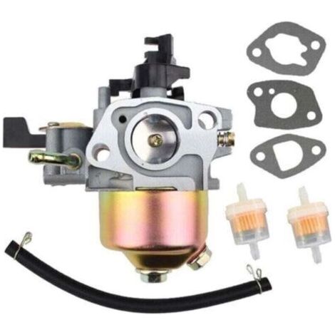 Pair - Carburateur avec joint de filtre pour tondeuses à gazon GXV120 GXV140 HR214 HR194 HR195, XU, Remplace la référence 16100-ZE6-W01 - (1/4)