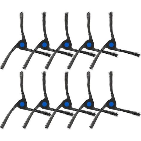 (10 piezas) Piezas de repuesto para cepillos laterales compatibles con ECOVACS DEEBOT X2 Omni / X2 Pro / X2, kit de accesorios (1/4)