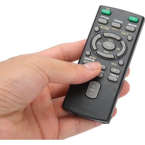 Télécommande universelle Sony - RM-ANU159 - Compatible avec les barres de son - Aucune programmation requise - Noire (1/4)