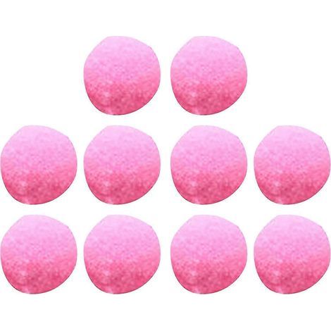 Lot de 10 balles à eau aux couleurs vives, libérant de l'énergie, mini ballons d'été, balles à eau pour jeux et activités de plein air.-Pink (1/5)
