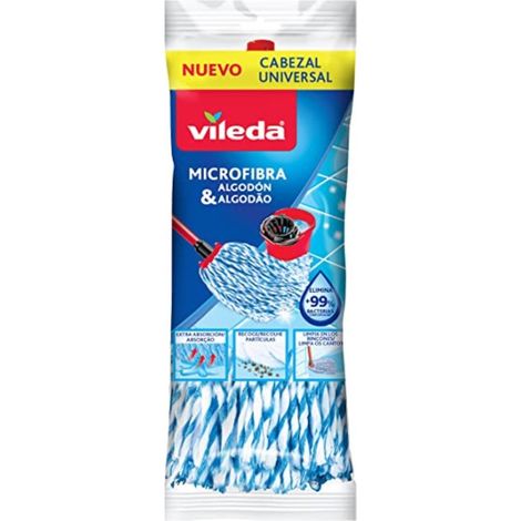 Mopp vileda 72100029 Kunststoff langlebig breiter Kopf