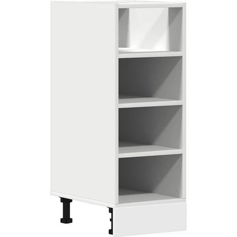 Armario bajo "Riga" blanco 30x44,5x81,5 cm Madera de ingeniería vidaXL