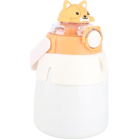 Gourde isotherme en acier inoxydable 950ml, grande capacité, tasse à eau mignonne et élégante pour filles, enfants, voyage et extérieur. (1/2)
