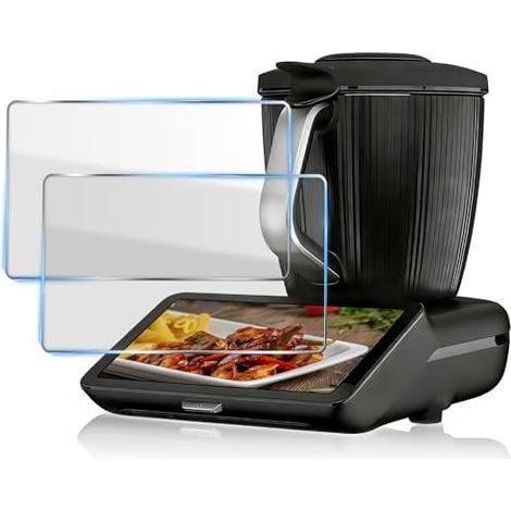2 Pièces pour Thermomix TM7 hd protecteur d'écran, films de protection d'écran pour Vorwerk Thermomix TM7,9H Dureté Film Protection D'écran, Ultra HD, Anti-rayure, kit de Pose Facile Inclus (1/5)