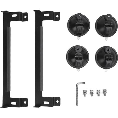Support de Fixation Ventouse pour Mini Antenne Parabolique - Abs Forte pour Voiture et Toit Ouvrant - Kit de Montage ABS/Métal avec 4 Ventouses (1/5)