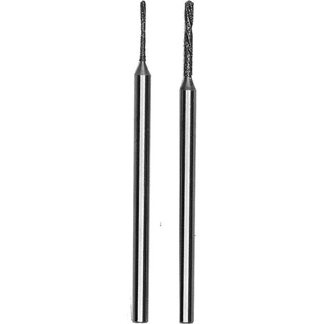 Proxxon 28255 Diamant-Spiralbohrer, je ein Stück 0,8 und 1,2 mm (1/2)