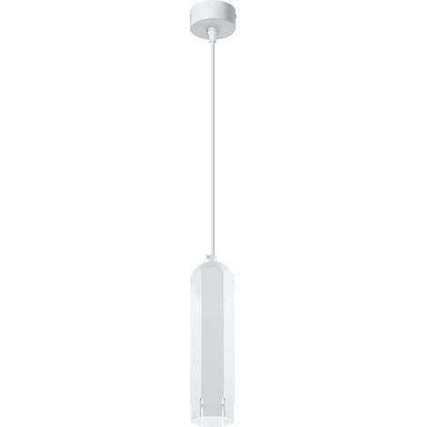 Lampada a sospensione Tuba Candellux bianca GU10 metallo (1/3)