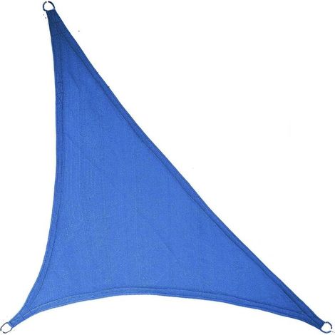 4 4 4M triangle voile d'ombrage pare - soleil UV block convient pour terrasse extérieure jardin arrière (bleu, 1pc) (1/5)