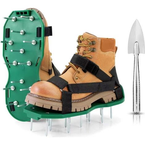 Filiyano-Sandales aératrices de pelouse, installation gratuite pics pour pelouse tondeuse à gazon chaussures de jardin chaussures de jardin