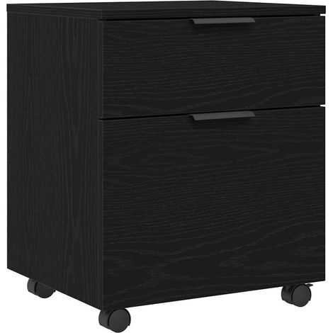 Maison Exclusive - Gabinete para Archivos con cajón Roble Negro 4
