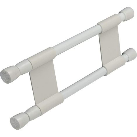 Doppelhaltestange 25-43cm für Regale und Schränke (1/5)